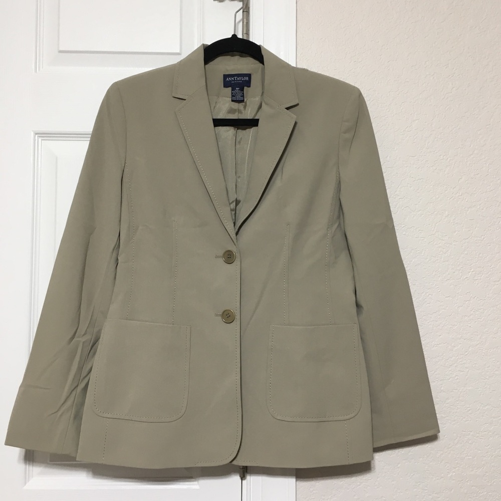 Ann Taylor blazer with padded shoulders